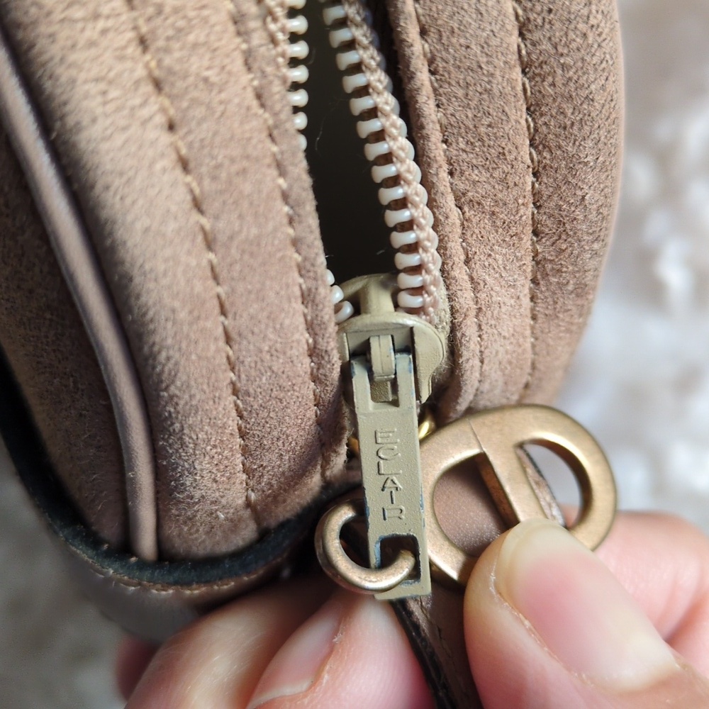 Dior Tan and Gold Accent Bag - Picture 15 of 17